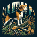 Beagle Tote Bag | Adventure Dog Gift | Beagle Owner Gift | Scent Hound Nature Tote | Beagle Mom