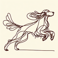 Irish Setter Mug | Minimalist Line Art Coffee Cup | Irish Setter Gift | Dog Mom Mug | Red Setter Owner