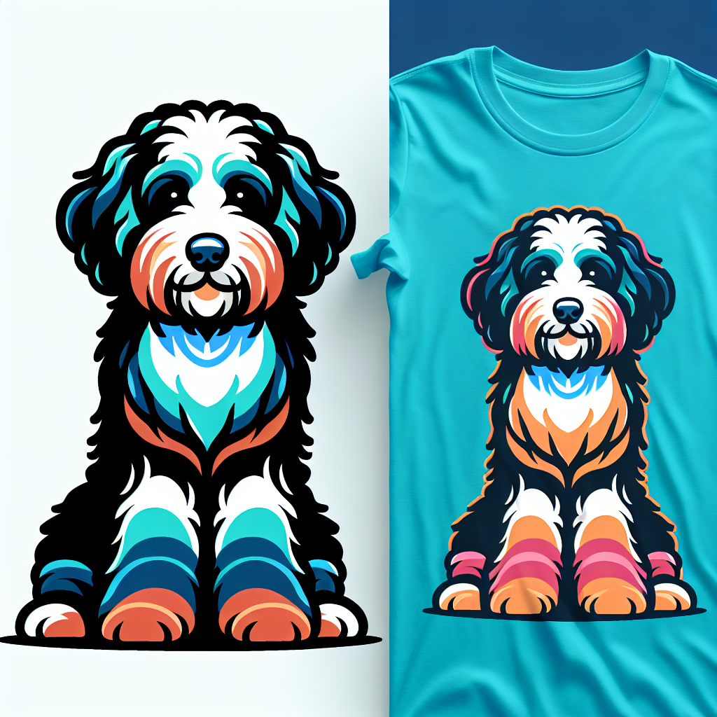 Minimalist Bernedoodle Hoodie | Dog Lover Gift | Bernedoodle Owner | Pet Parent Gift