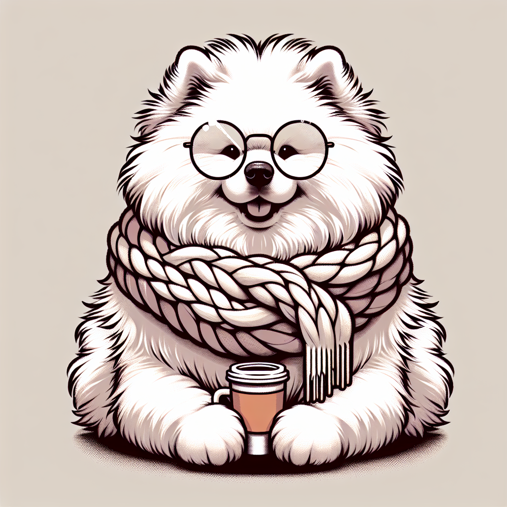 Samoyed dog mom design
