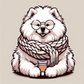 Samoyed Hoodie | Fluffy Dog Mom Gift | Cute Samoyed Sweater | Samoyed Owner Gift | Dog Mom Hoodie
