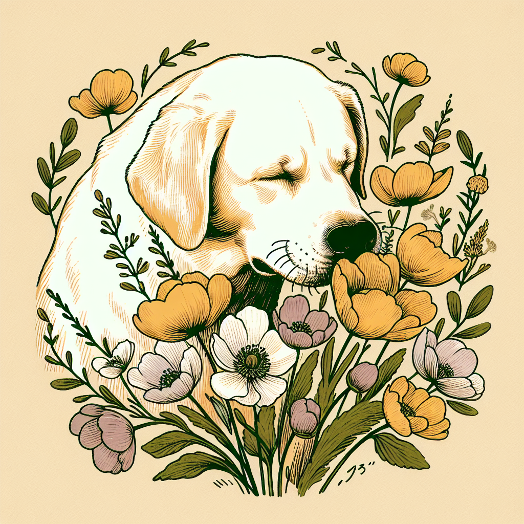 Labrador Retriever seasonal design