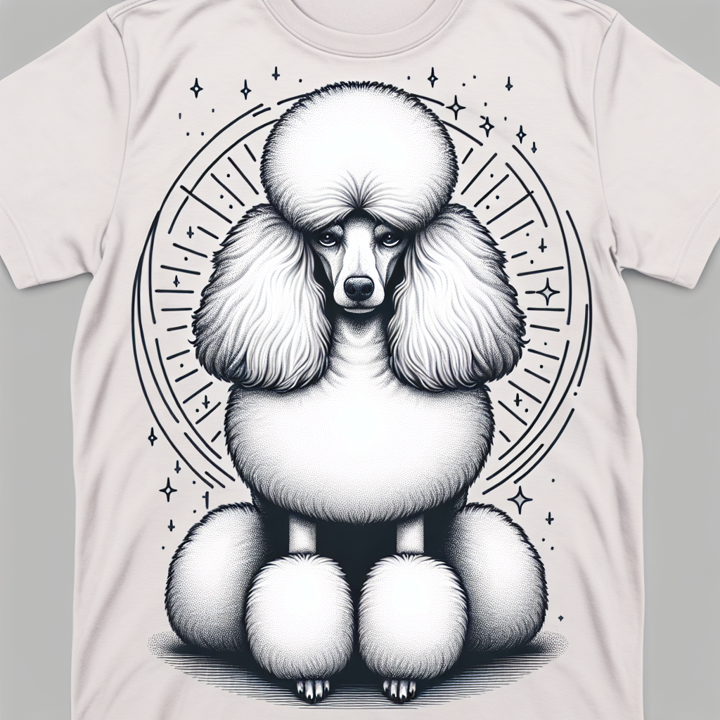 Poodle funny traits design