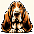 Basset Hound Hoodie | Sad Dog Portrait Sweatshirt | Basset Hound Mom Gift | Funny Hound Dog Shirt