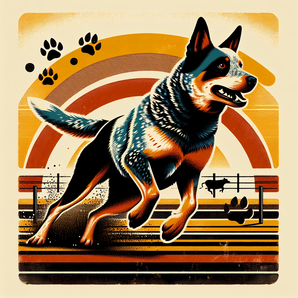 Australian Cattle Dog Shirt | Retro Vintage Heeler Tee | Blue Heeler Zoomies | Cattle Dog Owner Gift
