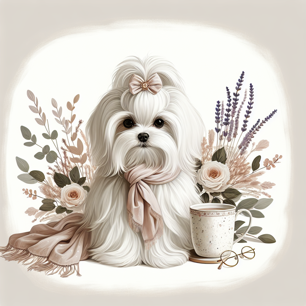 Maltese Dog Mom Hoodie | Fluffy Maltese Gift | Cottagecore Dog Sweatshirt | Maltese Owner Shirt