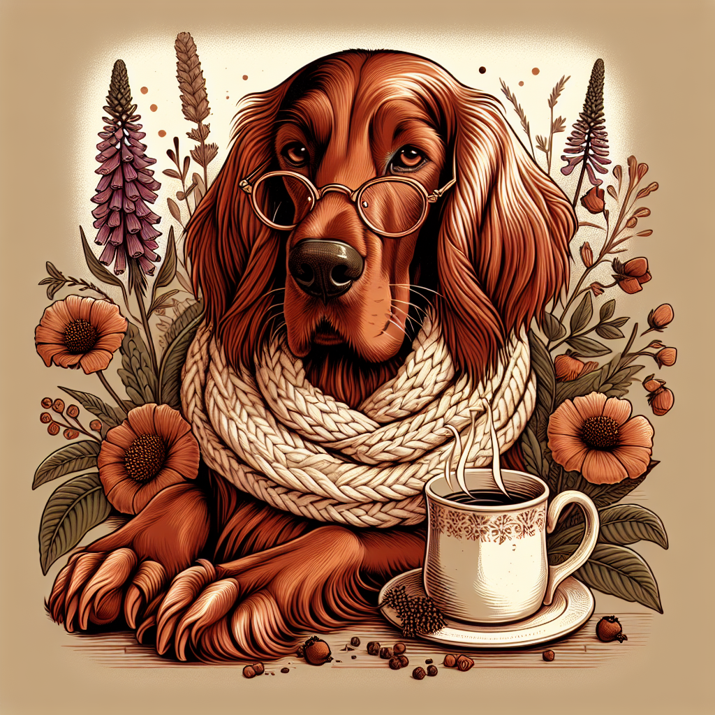 Irish Setter Hoodie | Dog Mom Gift | Cottagecore Irish Setter Sweatshirt | Irish Setter Owner