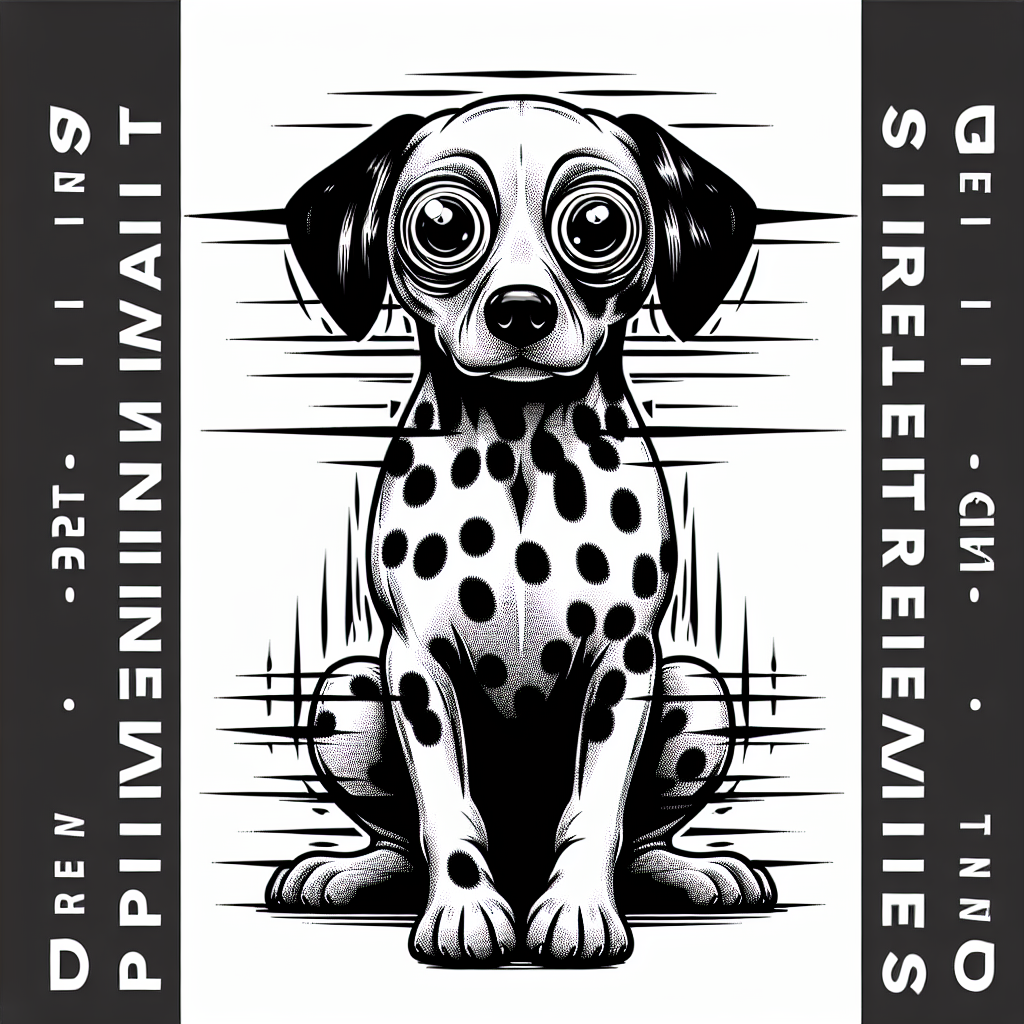 Dalmatian funny traits design