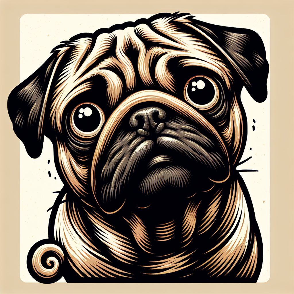 Pug Hoodie | Funny Pug Portrait Sweatshirt | Pug Mom Gift | Existential Pug Dog Lover Hoodie