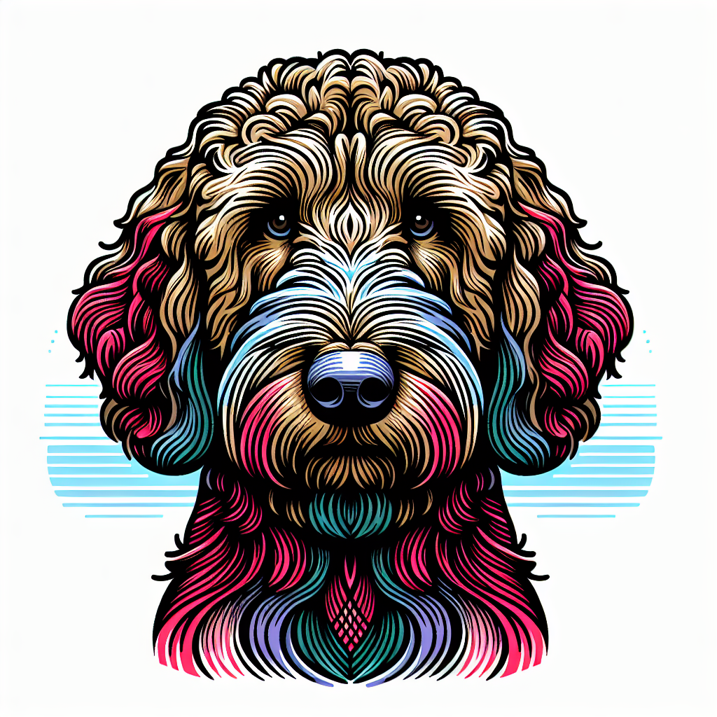 Portrait Labradoodle Tote Bag | Dog Lover Gift | Labradoodle Owner | Pet Parent Gift