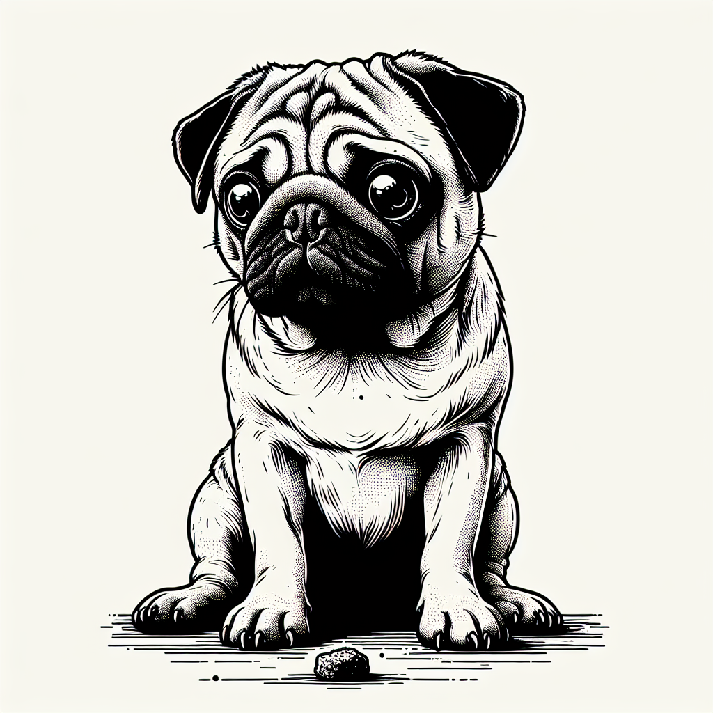 Pug funny traits design