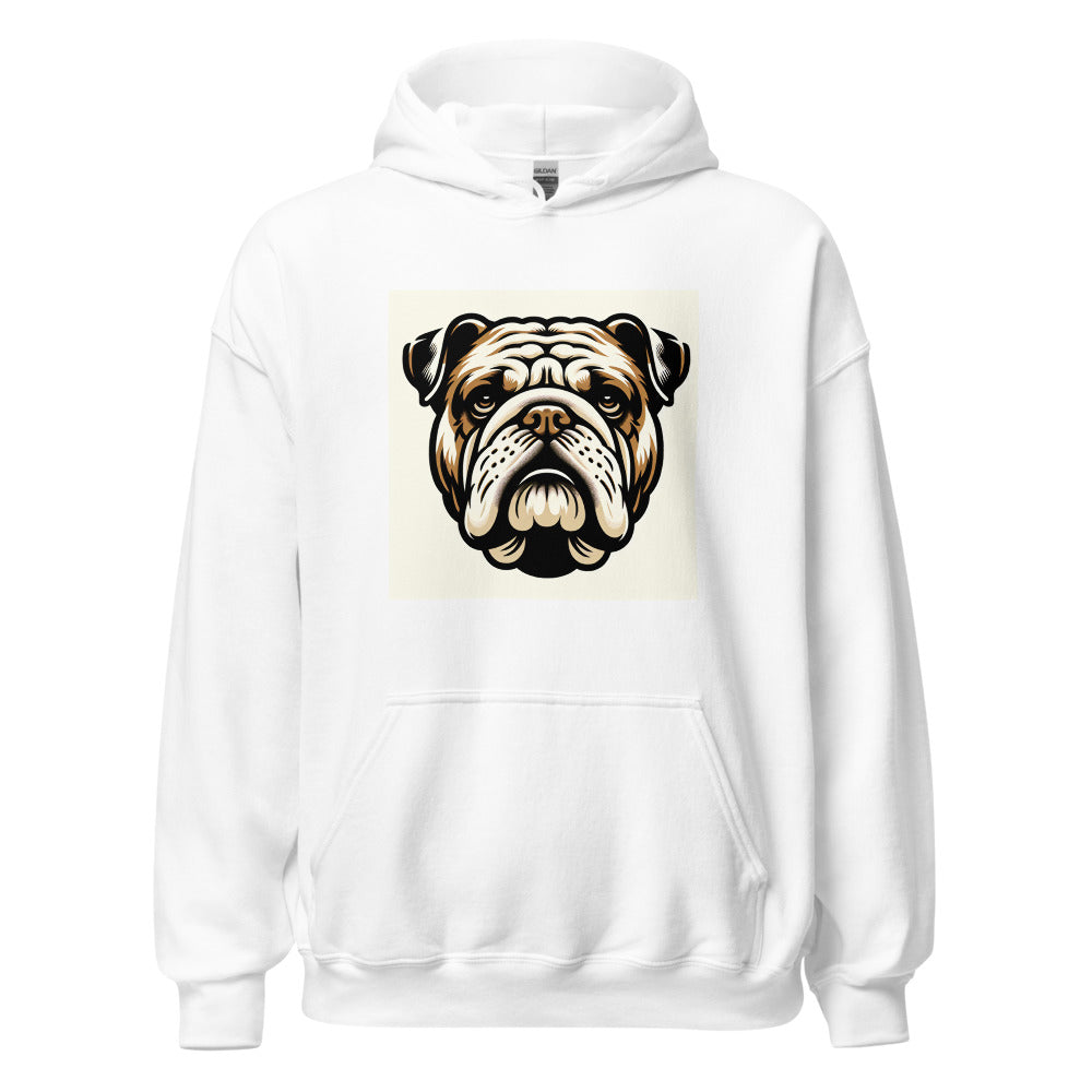 Bulldog portrait mockup