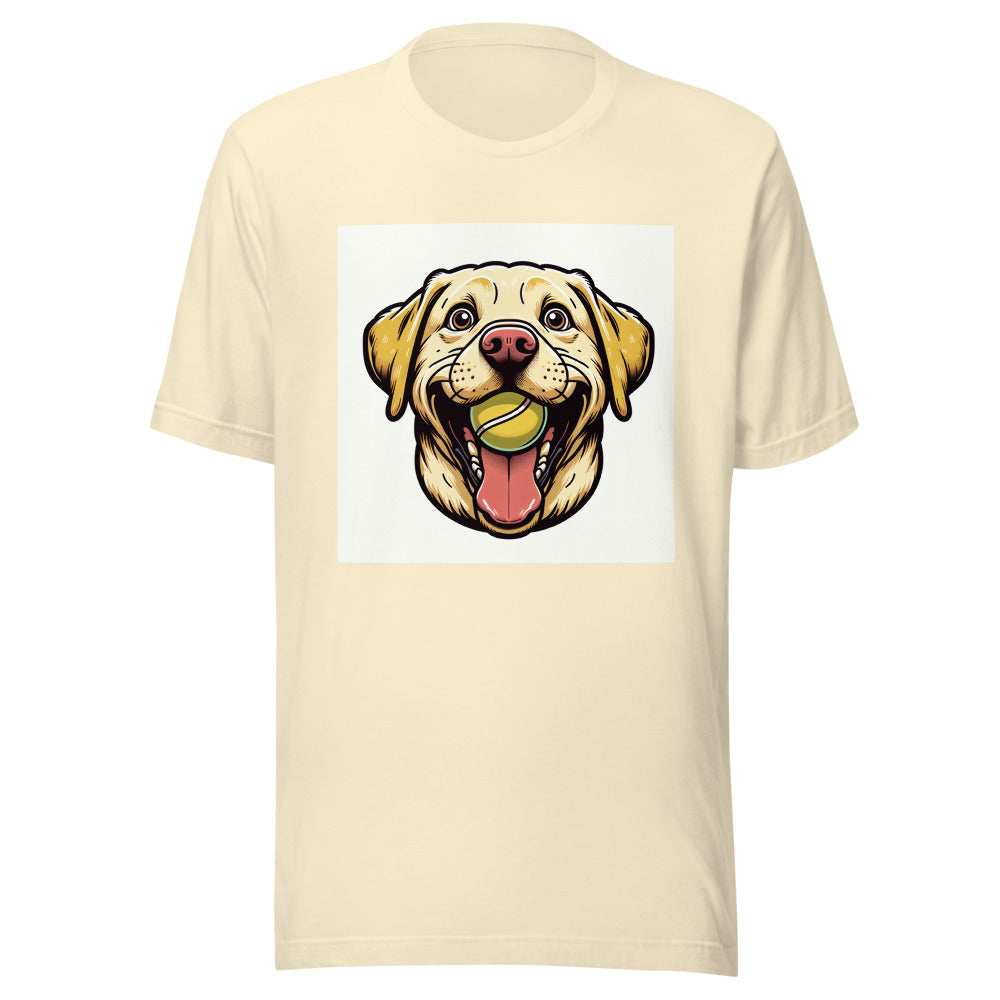 Funny Labrador Retriever Shirt | Lab Dog Mom Gift | Tennis Ball Tee | Yellow Lab Lover Gift