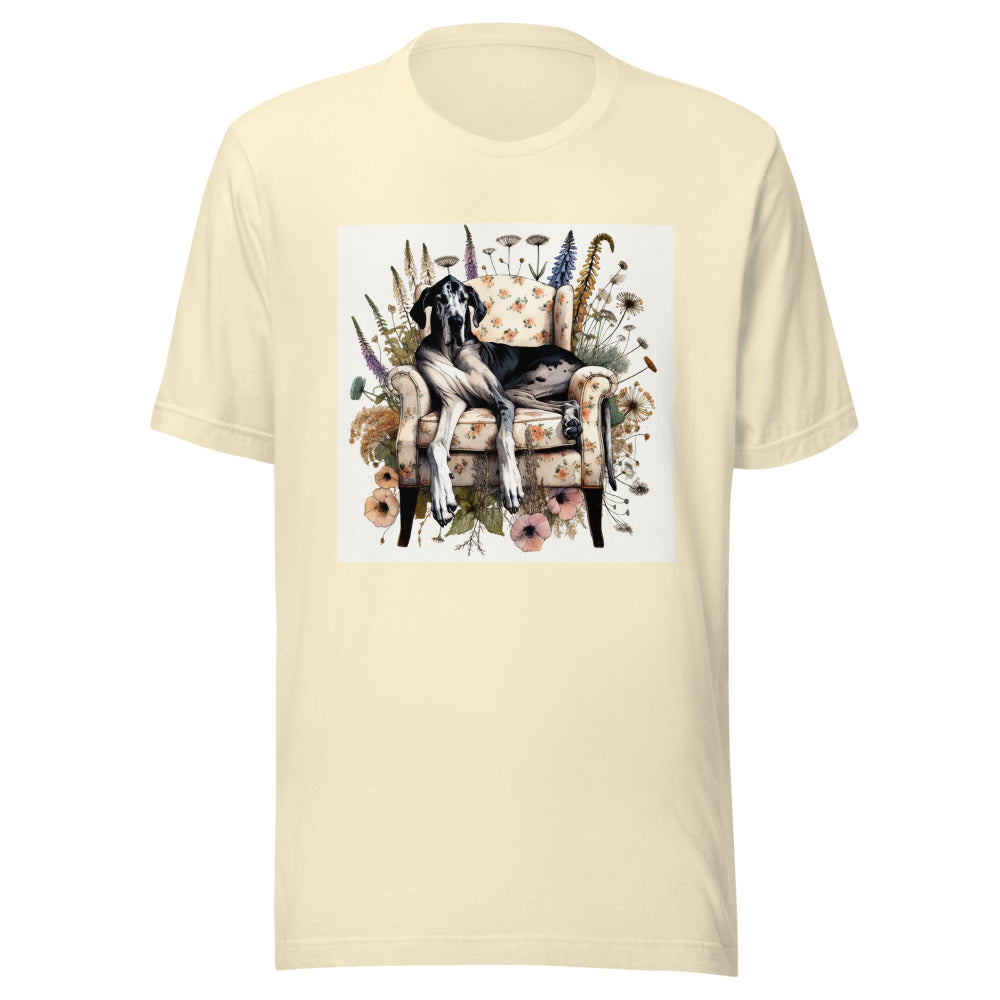 Great Dane Shirt | Cottagecore Dog Tee | Funny Great Dane Gift | Dog Mom Shirt | Great Dane Owner
