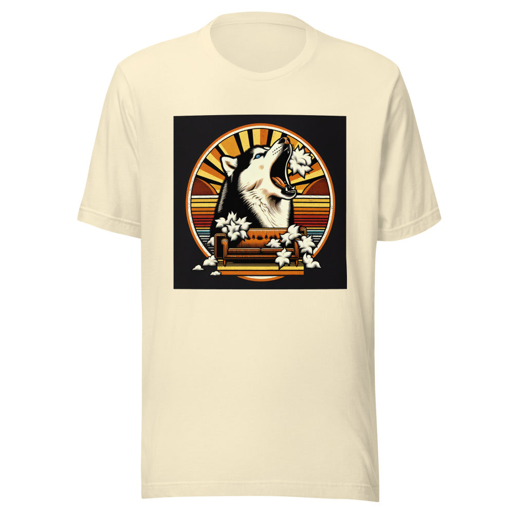 Funny Husky Shirt | Siberian Husky Gift | Retro Vintage Dog Tee | Husky Mom | Dramatic Dog Shirt