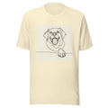 Golden Retriever Minimalist Line Art Shirt | One Line Drawing Dog Tee | Golden Retriever Gift | Dog Mom Shirt | Cute Golden Retriever Lover