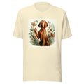 Wirehaired Vizsla Shirt | Spring Botanical Dog Tee | Wirehaired Vizsla Gift | Dog Mom Shirt