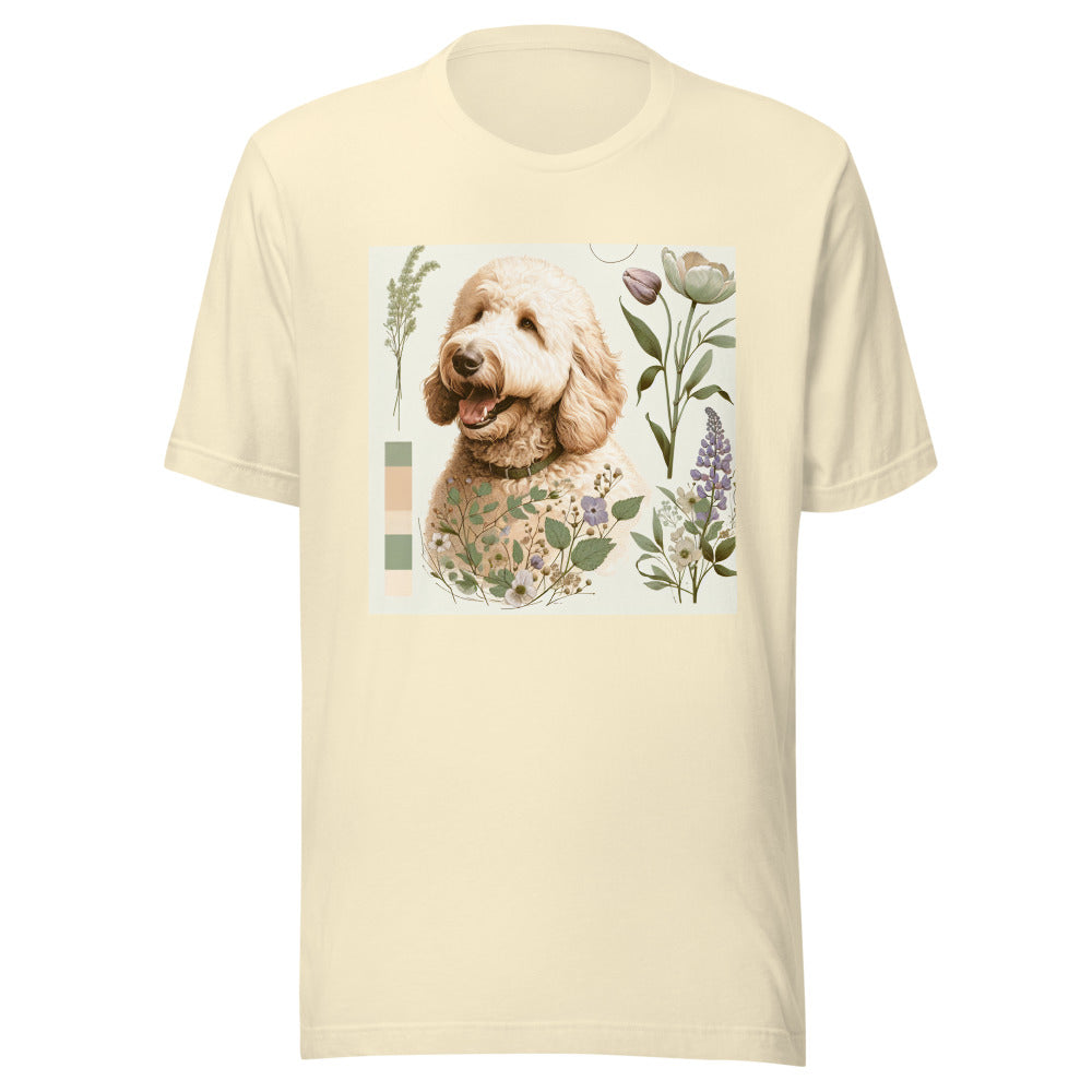 Labradoodle Shirt | Spring Floral Labradoodle Tee | Doodle Mom Gift | Cute Labradoodle Lover Shirt