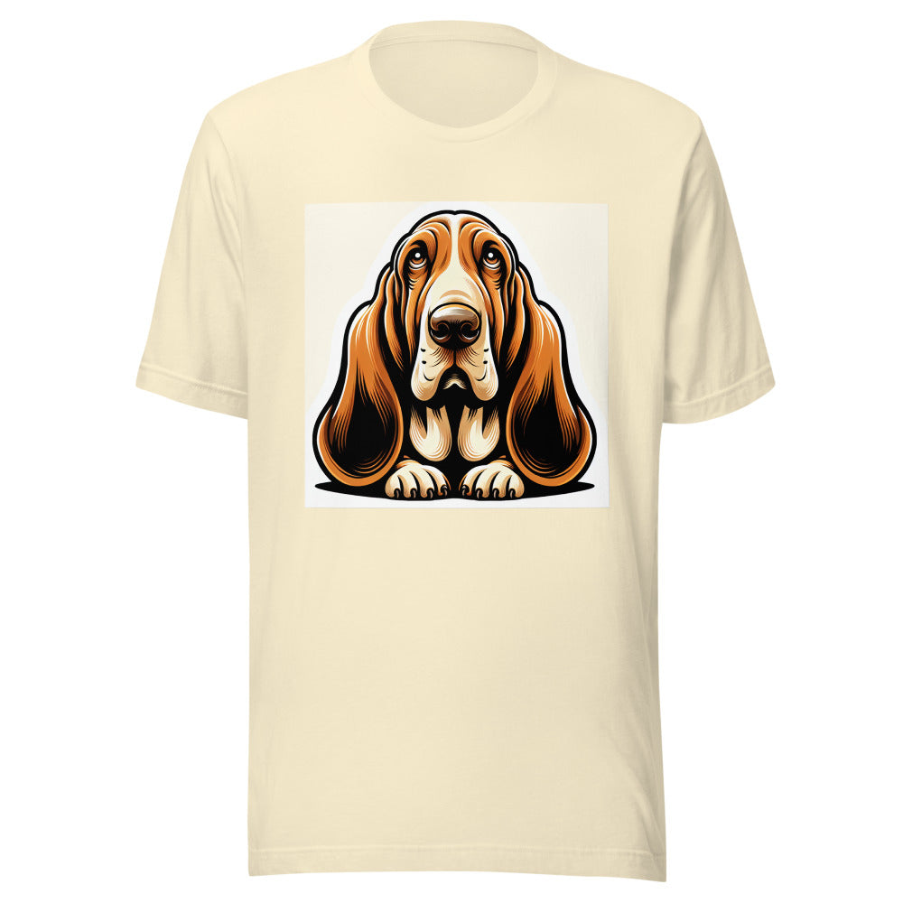 Basset Hound Shirt | Funny Basset Hound Gift | Dog Mom Tee | Basset Hound Owner | Sad Dog Graphic Tee