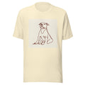 Pit Bull Shirt Minimalist Line Art | Pit Bull Mom Gift | Cute Pittie Tee | Pit Bull Lover