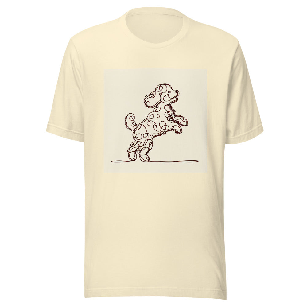 Cockapoo Shirt | Minimalist Line Art Tee | Cockapoo Mom Gift | Cute Cockapoo Owner Tee