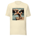 Goldendoodle Adventure Shirt | Goldendoodle Mom Gift | Dock Jumping Dog Tee | National Parks Style Goldendoodle