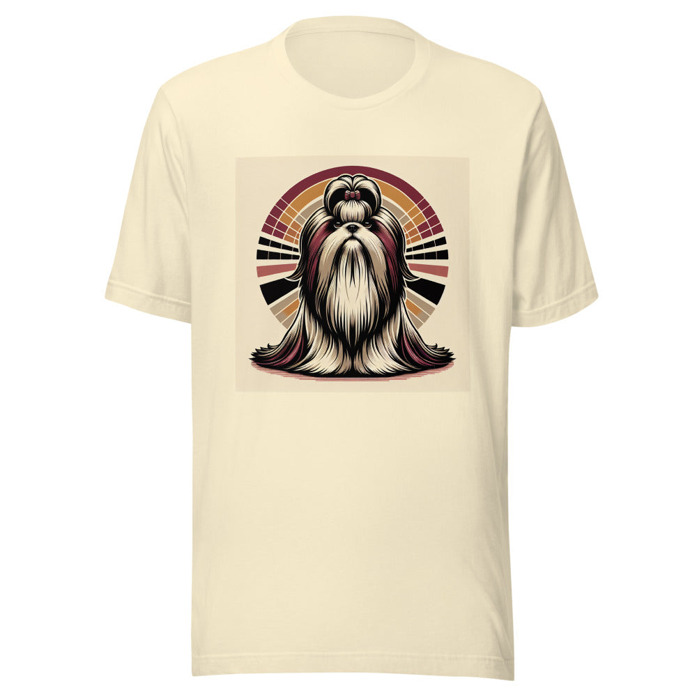 Shih Tzu Shirt Retro Vintage | Shih Tzu Mom Gift | Funny Shih Tzu Tee | Shih Tzu Lover Gift