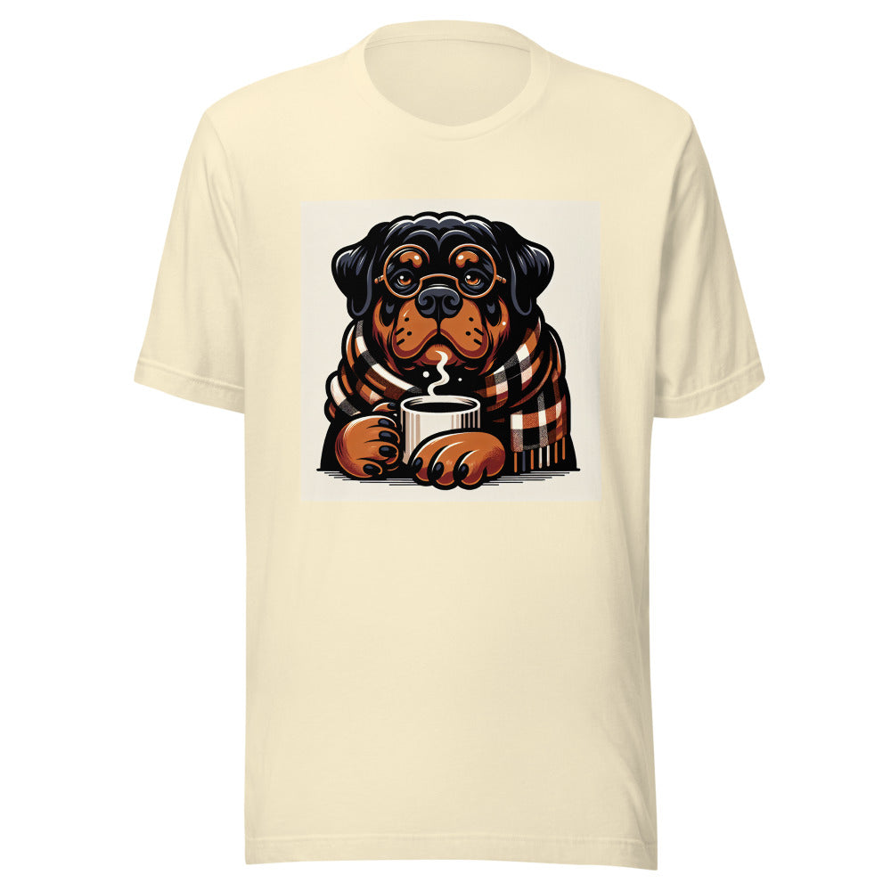 Rottweiler Coffee Shirt | Funny Rottweiler Dog Mom Gift | Cute Rottweiler Tee | Rottweiler Lover