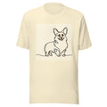 Corgi Shirt Minimalist Line Art | Corgi Mom Gift | Cute Corgi Tee | Corgi Lover Gift | Dog Mom Shirt