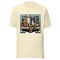 Golden Retriever Dog Dad Shirt | Funny Truck Tailgate Tee | Golden Retriever Gift | Adventure Dog Shirt