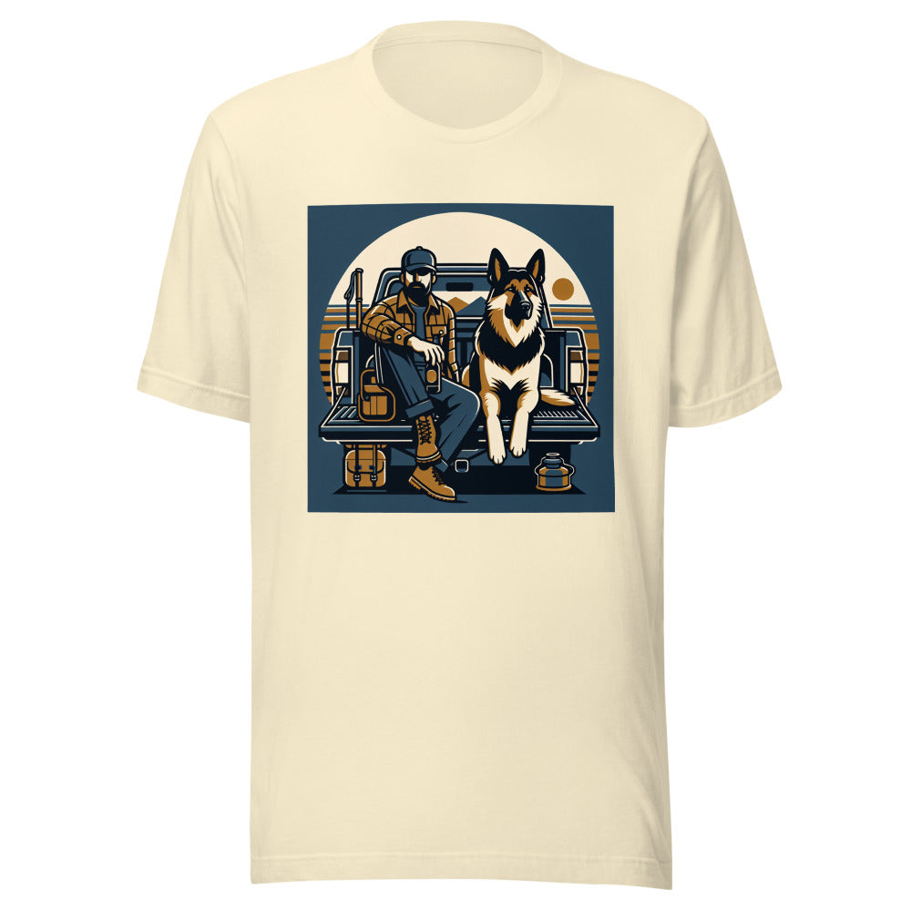 German Shepherd Dad Shirt | Dog Dad Gift | GSD Truck Tailgate Tee | German Shepherd Lover Gift