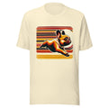 French Bulldog Retro Vintage Shirt | Frenchie Dog Mom Gift | 70s Sunburst Graphic Tee | French Bulldog Lover