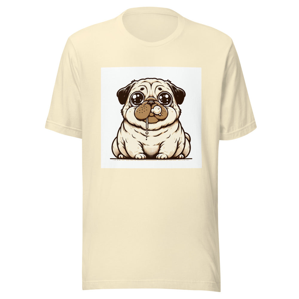 Funny Pug Shirt | Derpy Pug Snot Bubble Tee | Pug Mom Gift | Pug Lover T-Shirt | Cute Pug Dog