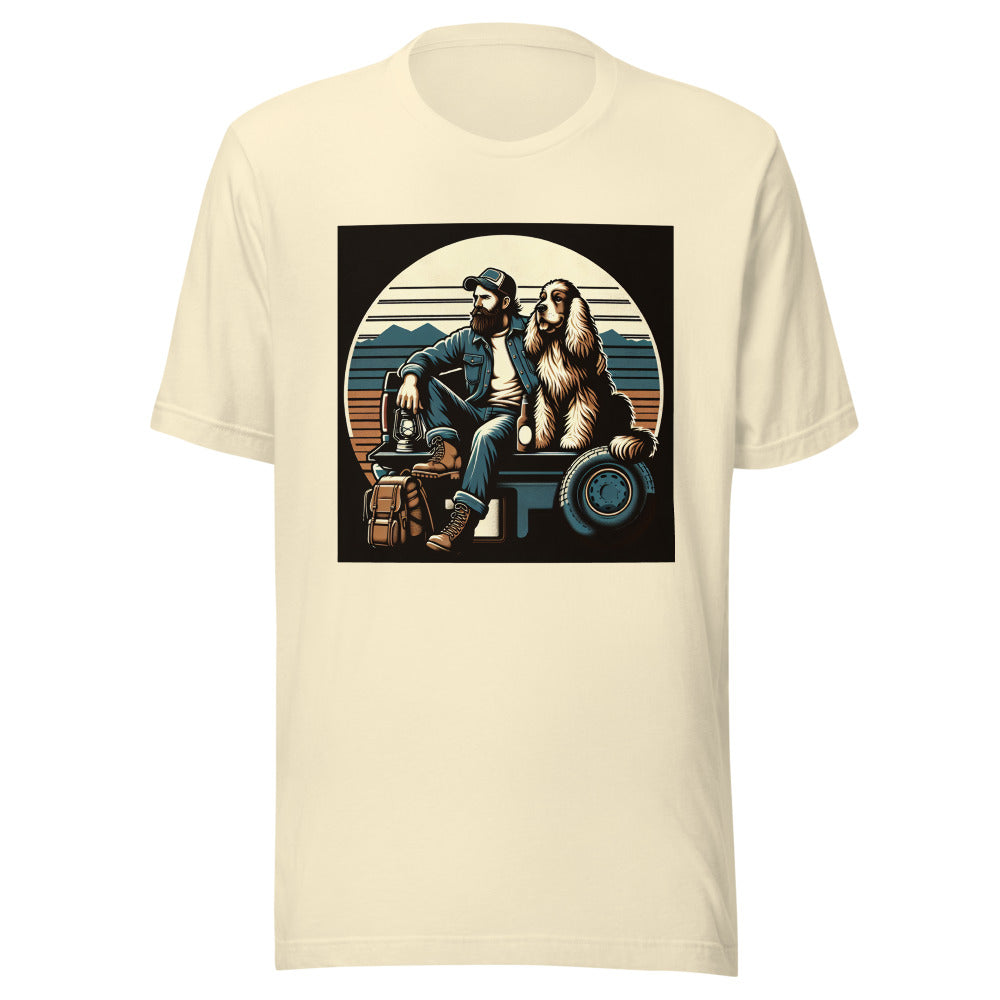 Cocker Spaniel Shirt | Dog Dad Gift | Cocker Spaniel Tee | Truck Tailgate Dog Shirt | Spaniel Lover