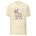 French Bulldog Minimalist Line Art Shirt | Frenchie Owner Gift | One Line Drawing Tee | French Bulldog Mom