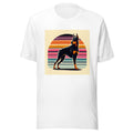 Doberman Shirt | Retro 80s Dog Tee | Vintage Doberman Pinscher Gift | Synthwave Dog Lover Shirt | Guard Dog Tshirt