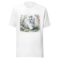 Maltese Dog Shirt | Spring Floral Maltese Tee | Maltese Mom Gift | Cute Dog Lover Shirt | Maltese Owner Gift | Dog Mom Tshirt