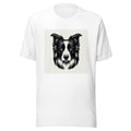 Border Collie Shirt | Herding Dog Portrait Tee | Border Collie Owner Gift | Dog Lover T-Shirt | Collie Mom Dad