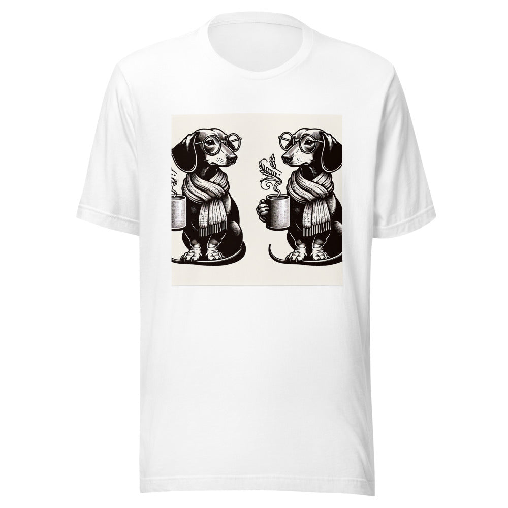 Dachshund Coffee Shirt | Dog Mom Gift | Wiener Dog Tee | Dachshund Lover Gift | Cute Doxie T-Shirt | Coffee Lover Gift