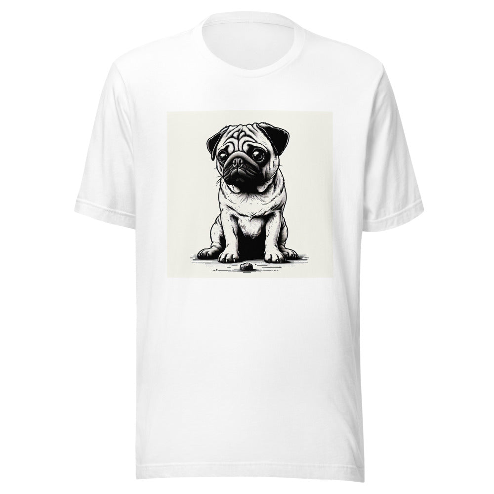 Funny Pug Shirt | Pug Food Obsessed Tee | Dog Lover Gift | Pug Mom Dad Shirt | Cute Pug Owner Tshirt | Pug Life Apparel