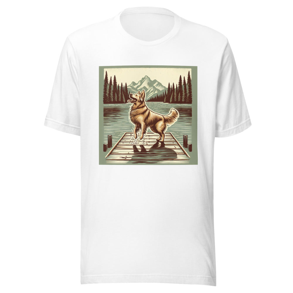 Golden Retriever Adventure Shirt | National Parks Style Dog Tee | Outdoors Dog Mom Gift | Golden Retriever Lover