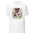 Boxer Dog Spring Shirt | Boxer Mom Gift | Cute Boxer Tee | Boxer Dog Lover | Floral Dog Shirt