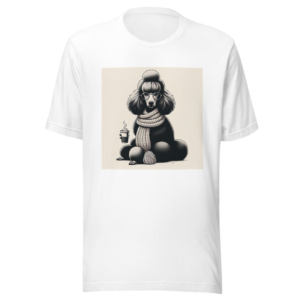 Poodle Mom Shirt | Fancy Poodle Latte Tee | Standard Poodle Gift | Dog Mom Tshirt | Poodle Lover