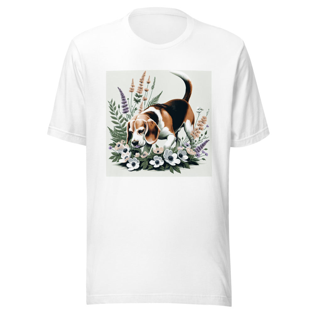 Beagle Shirt Spring | Funny Beagle Nose Down Tee | Beagle Mom Gift | Cute Beagle Lover Shirt