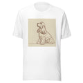 Cocker Spaniel Shirt | Minimalist Line Art Tee | Cocker Spaniel Gift | Dog Mom Shirt | Cocker Spaniel Owner