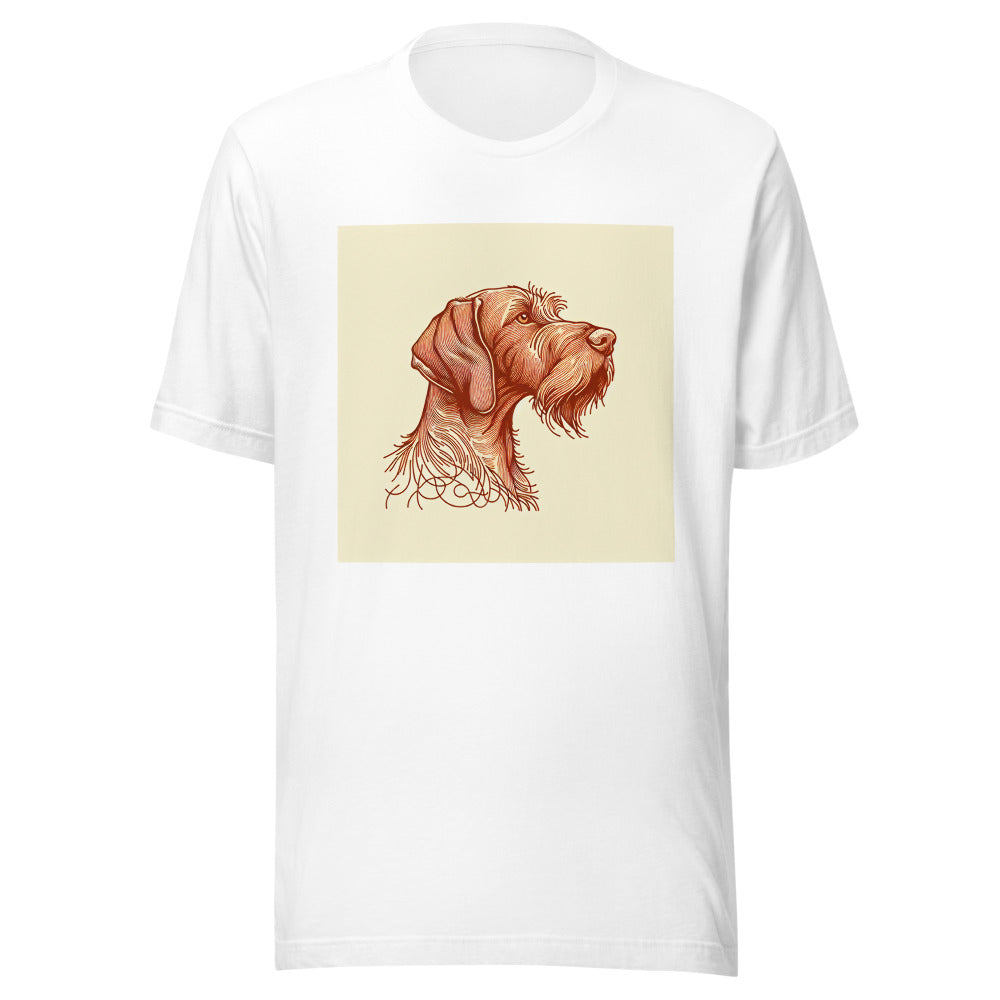 Wirehaired Vizsla Shirt | Minimalist Line Art Dog Tee | Wirehaired Vizsla Gift | Pointing Dog Owner