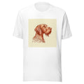 Wirehaired Vizsla Shirt | Minimalist Line Art Dog Tee | Wirehaired Vizsla Gift | Pointing Dog Owner