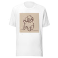 Cavapoo Shirt | Minimalist Line Art Tee | Cavapoo Mom Gift | Cute Cavapoo Dog Lover Tshirt
