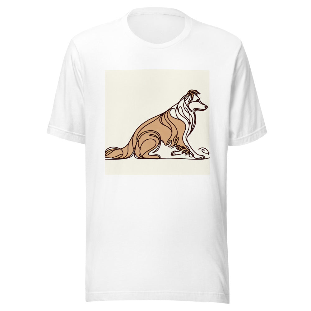 Border Collie Shirt | Minimalist Line Art Tee | Border Collie Gift | Herding Dog Owner | Dog Mom Tee