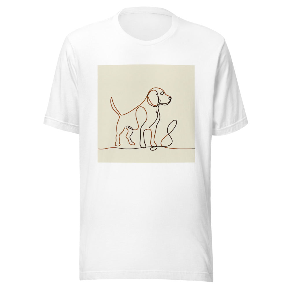 Beagle Shirt Minimalist Line Art | Funny Beagle Owner Gift | Beagle Mom Tee | Cute Beagle Lover Shirt